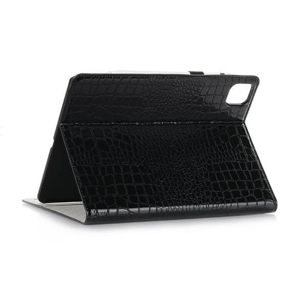 Plånboksfodral iPad Pro 11" (2020) Krokodilmönster Svart