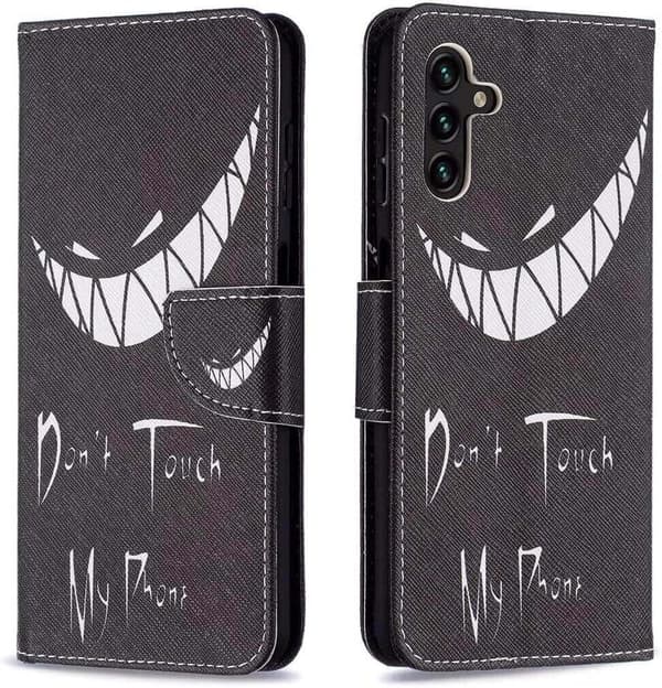 Lompakkokotelo Samsung Galaxy S23 FE - Don’t Touch My Phone