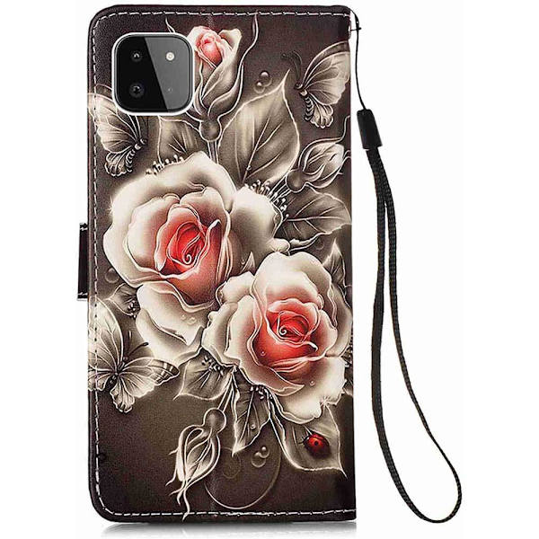 Plånboksfodral Samsung Galaxy A22 5G – Rosor