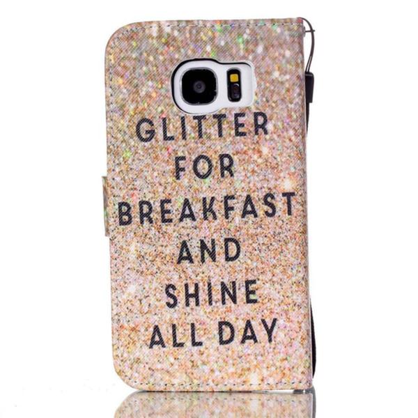 Plånboksfodral Samsung Galaxy S7 – Eat Glitter And Shine