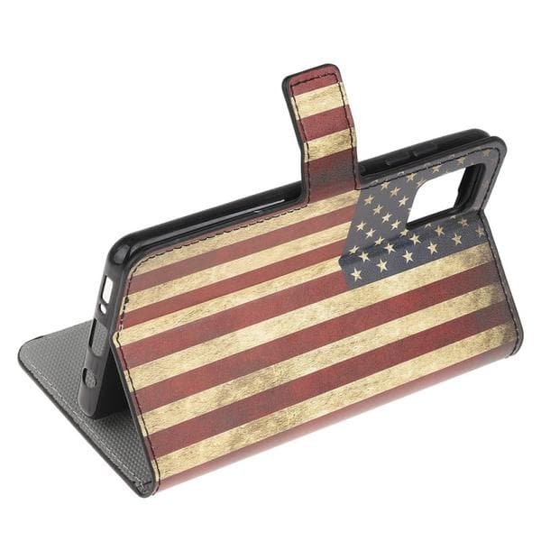 Plånboksfodral Samsung Galaxy A51 - Flagga USA