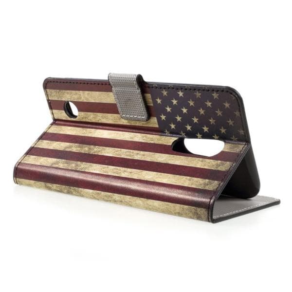 Plånboksfodral LG K10 2017 - Flagga USA