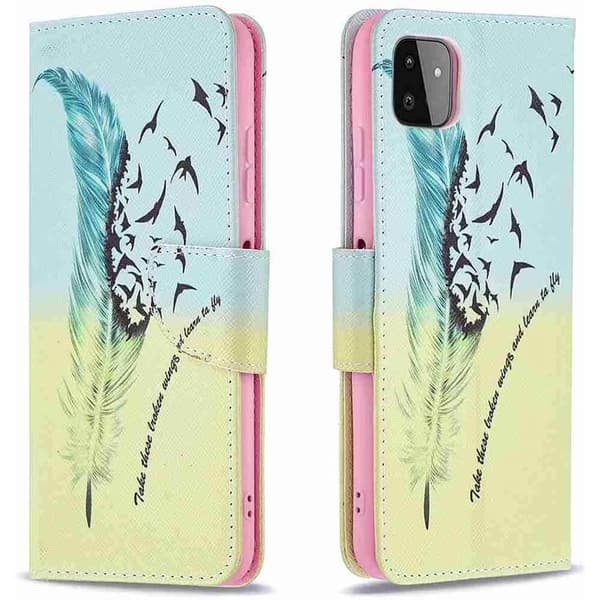 Lompakkokotelo Samsung Galaxy A03 - Take These Broken Wings