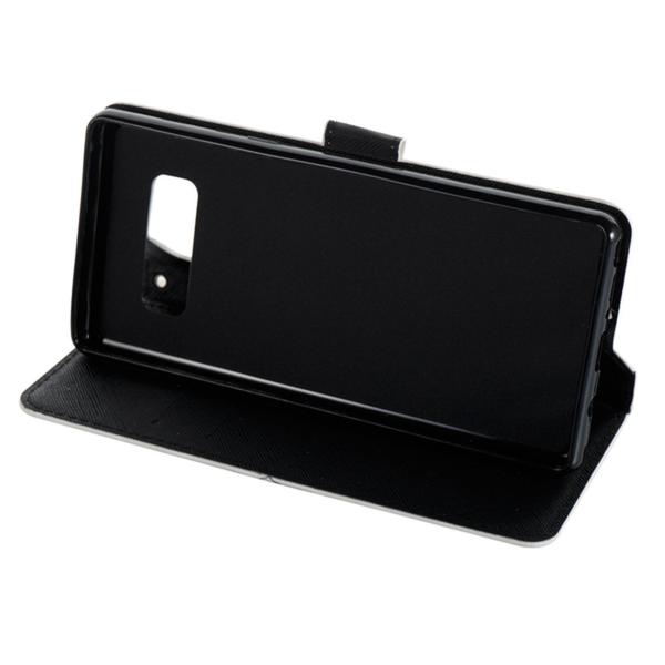 Plånboksfodral Samsung Galaxy Note 8 – Döskalle / Rosor