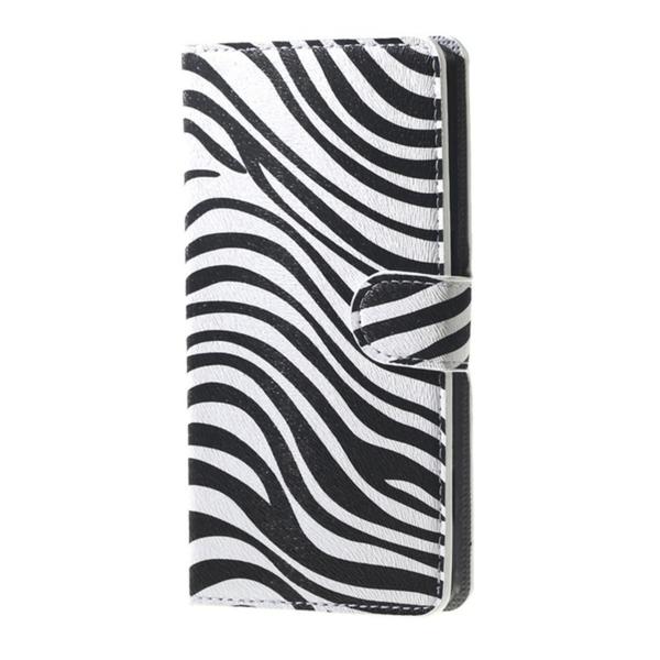 Plånboksfodral Sony Xperia E4g - Zebra