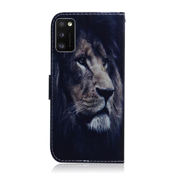 Lompakkokotelo Samsung Galaxy A41 - Leijona