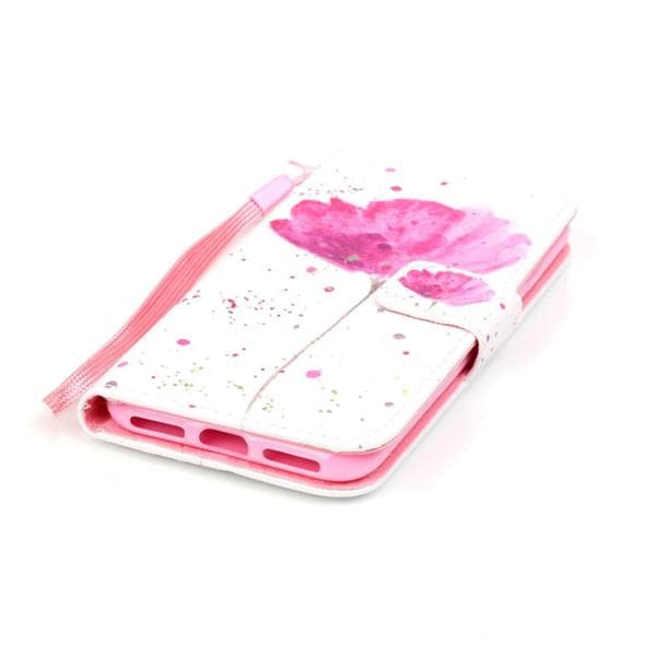 Plånboksfodral Apple iPhone 7 – Rosa Blomma