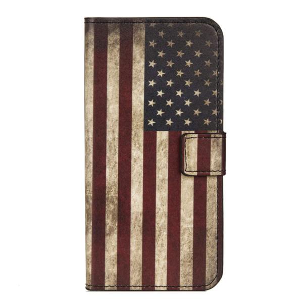 Plånboksfodral Motorola Moto G6 - Flagga USA