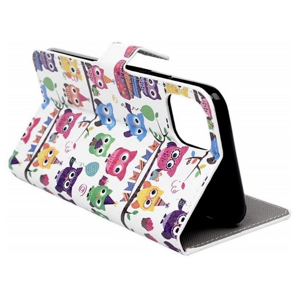 Plånboksfodral iPhone 12 Pro Max - Ugglor På Kalas