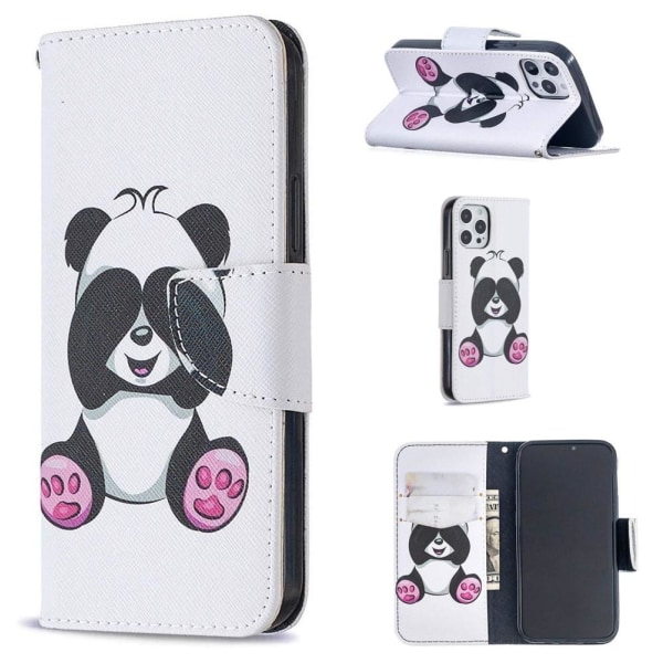 Lompakkokotelo iPhone 14 Pro - Panda
