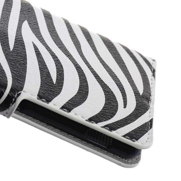 Plånboksfodral Sony Xperia M5 - Zebra