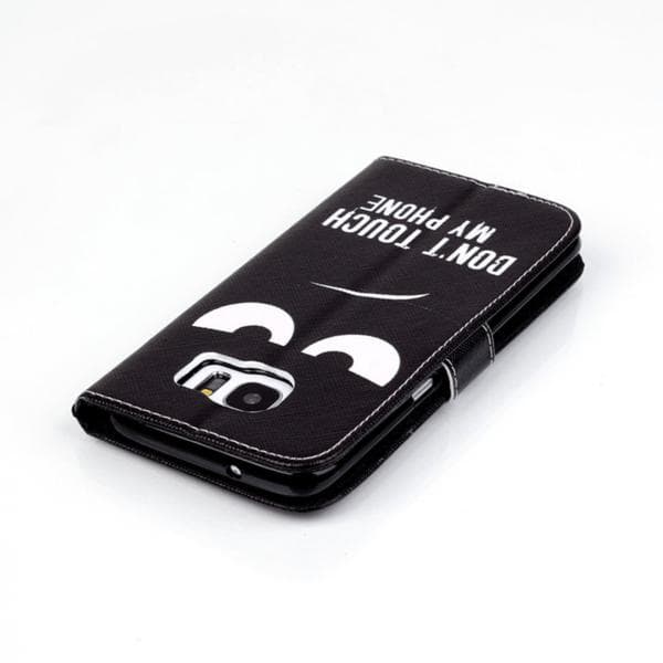 Plånboksfodral Samsung Galaxy S7 Edge – Don’t Touch My Phone