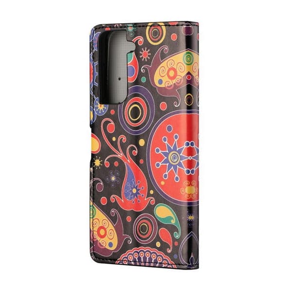 Lompakkokotelo Samsung Galaxy S21 FE - Paisley