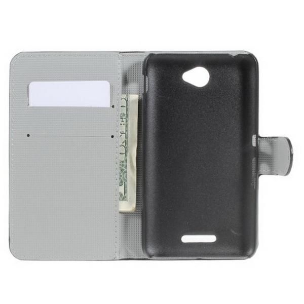 Plånboksfodral Sony Xperia E4 - Prickigt med Uggla