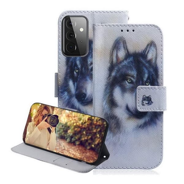 Plånboksfodral Samsung Galaxy A72 – Varg