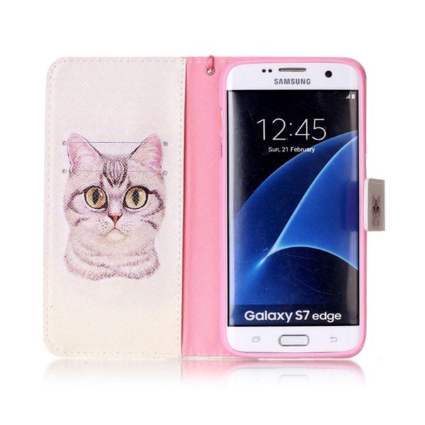 Plånboksfodral Samsung Galaxy S7 Edge – Katt