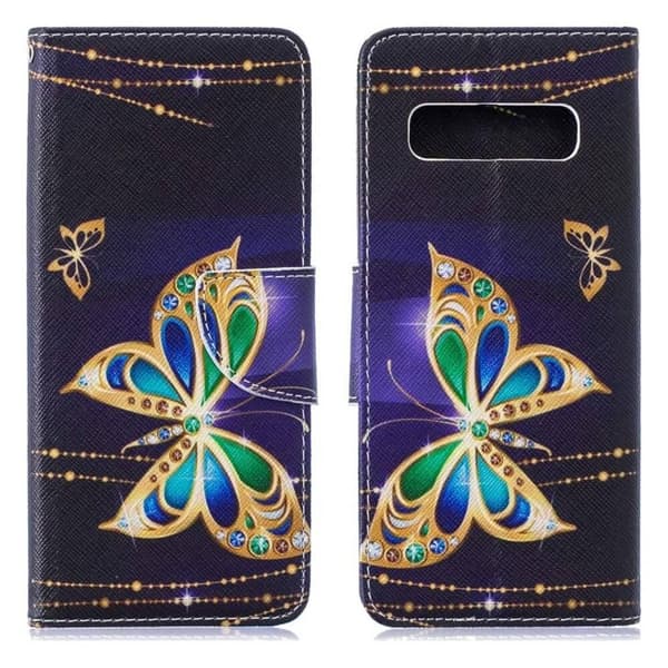 Plånboksfodral Samsung Galaxy S10 - Guldfjäril