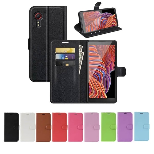 Plånboksfodral Samsung Galaxy XCover 7 - Olika färger Brun