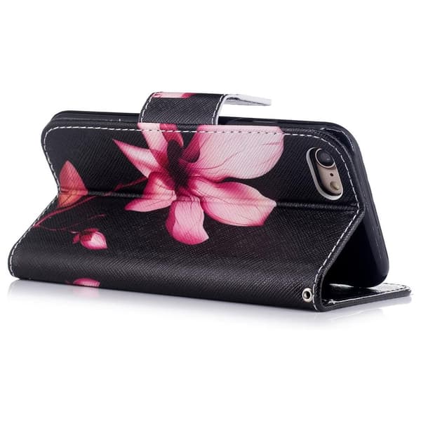 Plånboksfodral Apple iPhone 7 – Rosa Blomma