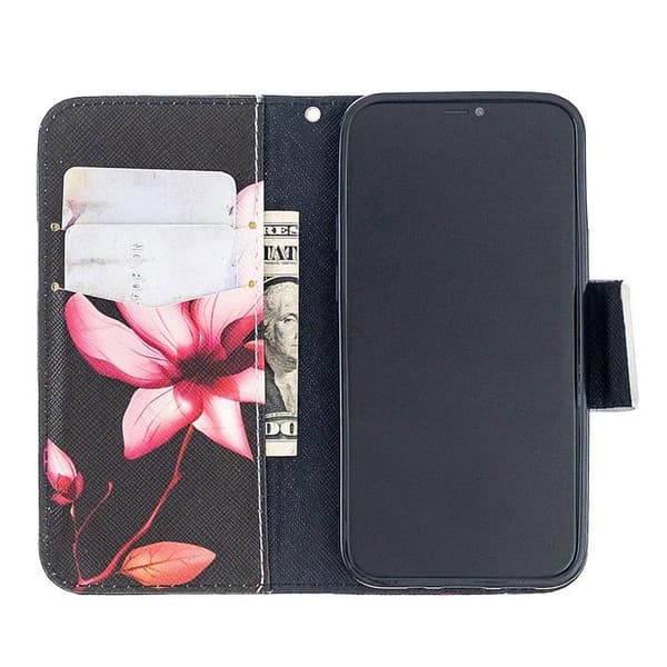 Plånboksfodral Apple iPhone 12 Mini – Rosa Blomma