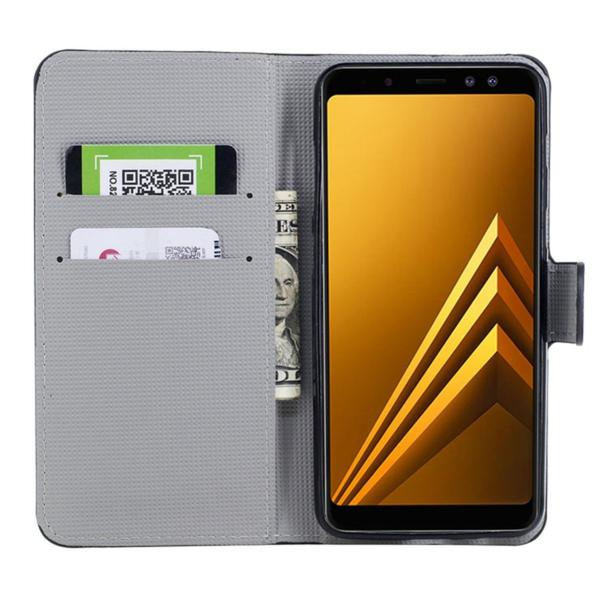 Plånboksfodral Samsung Galaxy A8 (2018) - Flagga USA