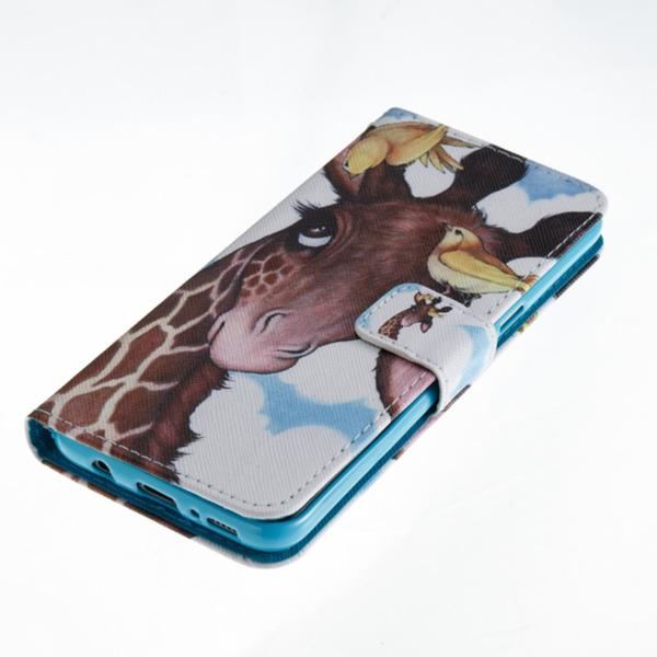 Plånboksfodral Samsung Galaxy S8 – Giraff & Fåglar