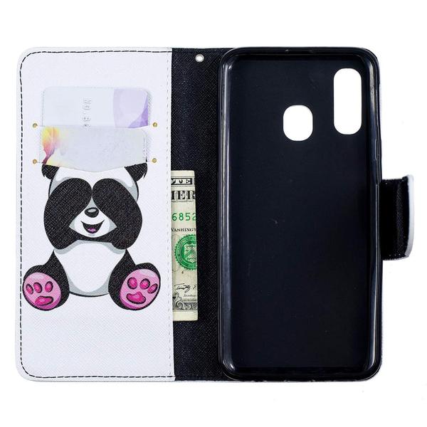 Plånboksfodral Samsung Galaxy A20e - Panda