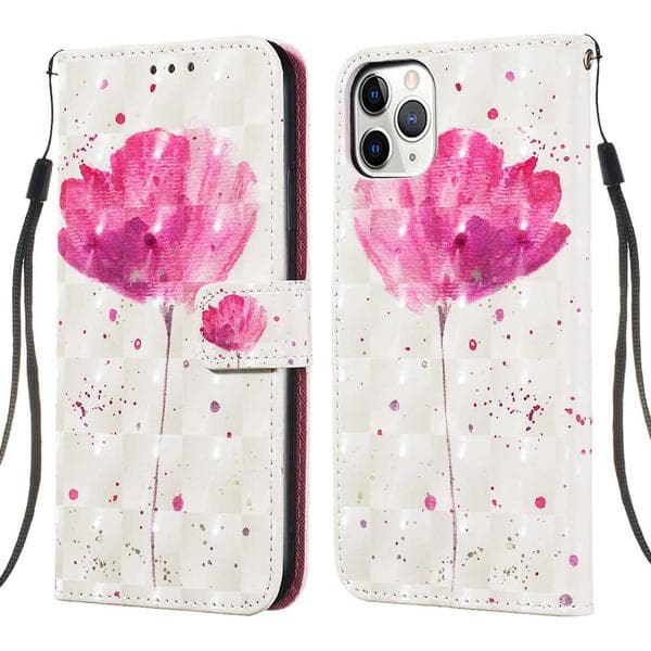 Plånboksfodral Apple iPhone 11 Pro – Rosa Blomma