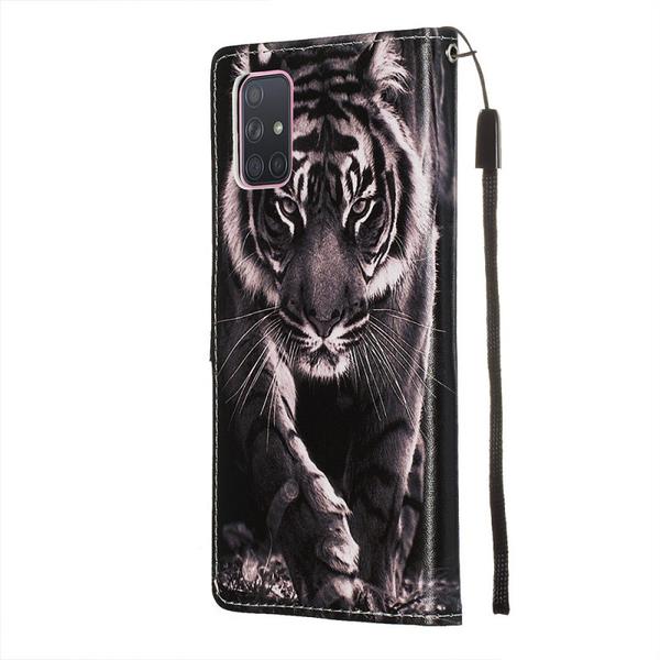 Plånboksfodral Samsung Galaxy A71 – Tiger