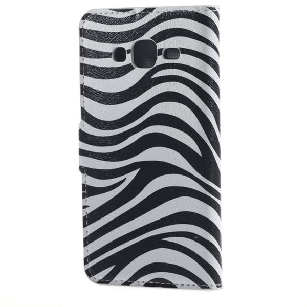 Plånboksfodral Samsung J1 (SM-J100H) - Zebra