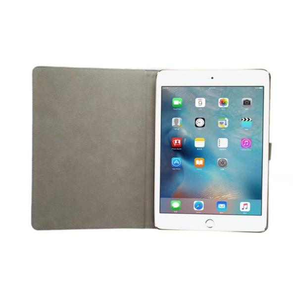 Mocka/Läderfodral iPad 9,7" (2017/2018) - Retro, 4 Färger Mörkbrun
