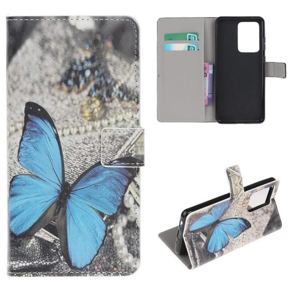 Plånboksfodral Samsung Galaxy A52 / A52s - Blå Fjäril
