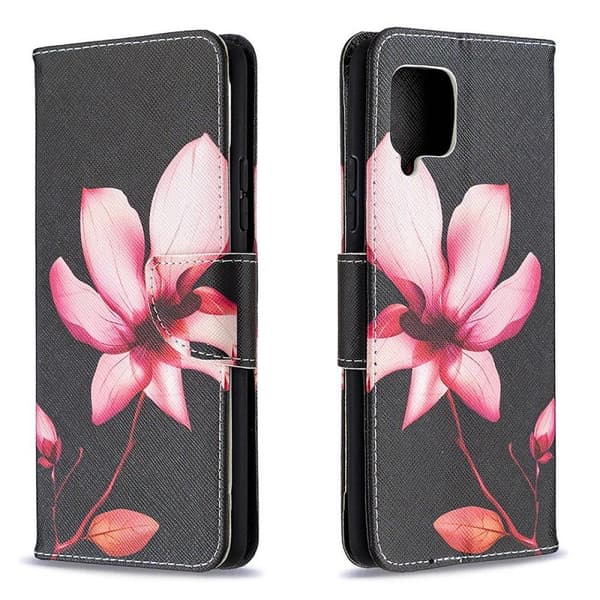 Plånboksfodral Samsung Galaxy A42 - Rosa Blomma