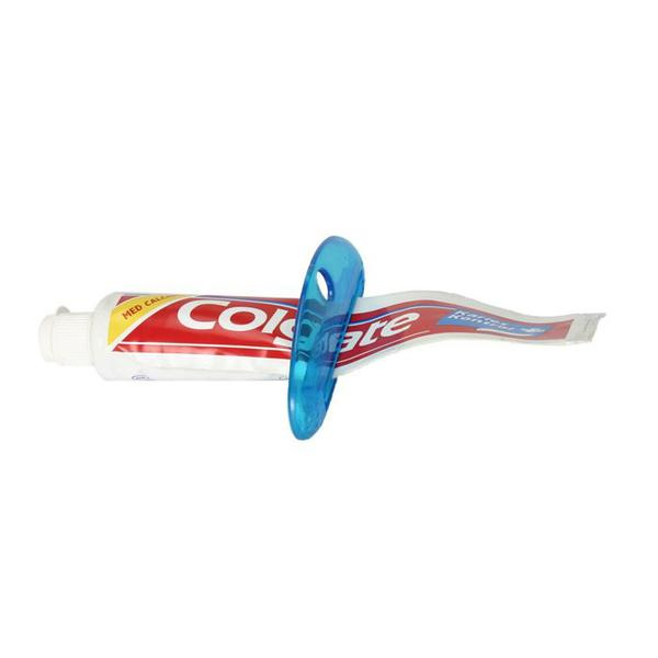 Brix Tandkrämsklämmor - 3 Olika Färger Vit