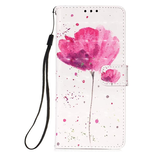 Plånboksfodral iPhone 13 Mini – Rosa Blomma