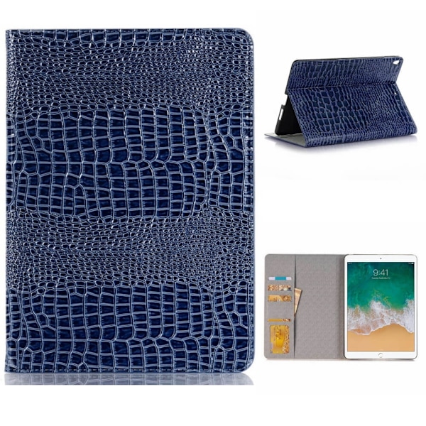 Plånboksfodral iPad Air 10,5" (2019) Krokodilmönster - 5 Färger Röd