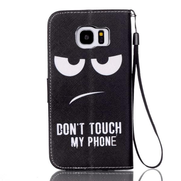 Plånboksfodral Samsung Galaxy S7 Edge – Don’t Touch My Phone