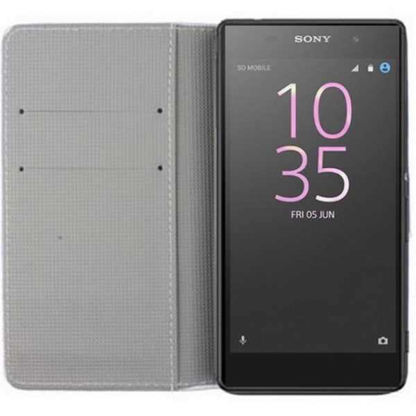 Plånboksfodral Sony Xperia E5 - Ugglor & Hjärtan