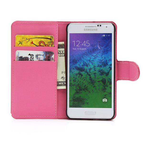 Plånboksfodral Samsung Galaxy A7 (SM-A700) - Lotus