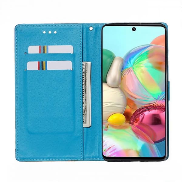 Plånboksfodral Samsung Galaxy A51 – Blå Mandala