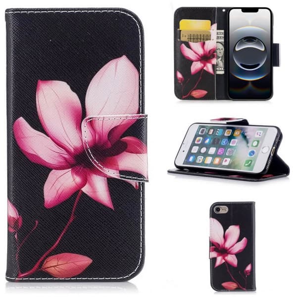 Plånboksfodral Apple iPhone 17e - Rosa Blomma