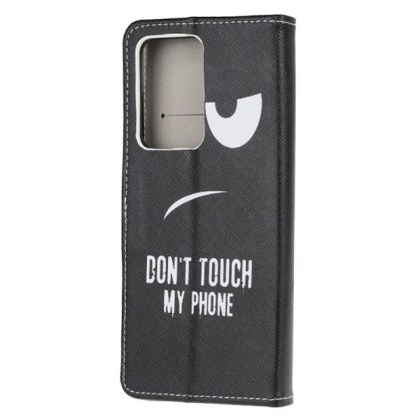 Lompakkokotelo Samsung Galaxy A52 / A52s - Don’t Touch My Phone