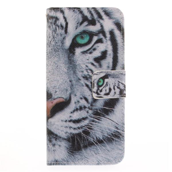 Plånboksfodral Samsung Galaxy S8 – Vit Tiger