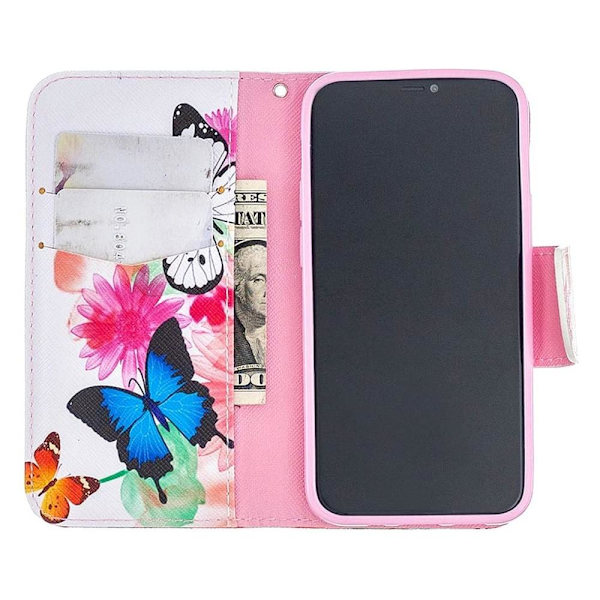 Plånboksfodral Apple iPhone 12 Mini – Färgglada Fjärilar