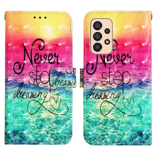 Plånboksfodral Samsung Galaxy A72 – Never Stop Dreaming