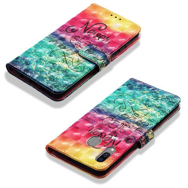 Plånboksfodral Samsung Galaxy A40 – Never Stop Dreaming