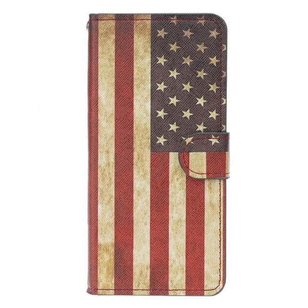 Plånboksfodral Samsung Galaxy A50 - Flagga USA