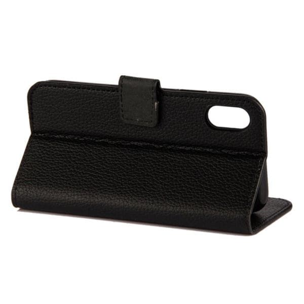 Plånboksfodral iPhone X / iPhone Xs - Svart Black