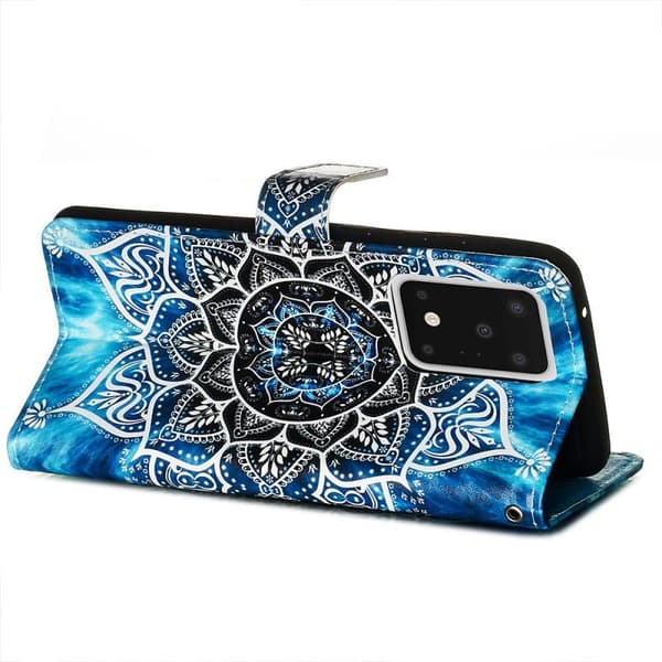 Plånboksfodral Samsung Galaxy S20 Ultra – Blå Mandala