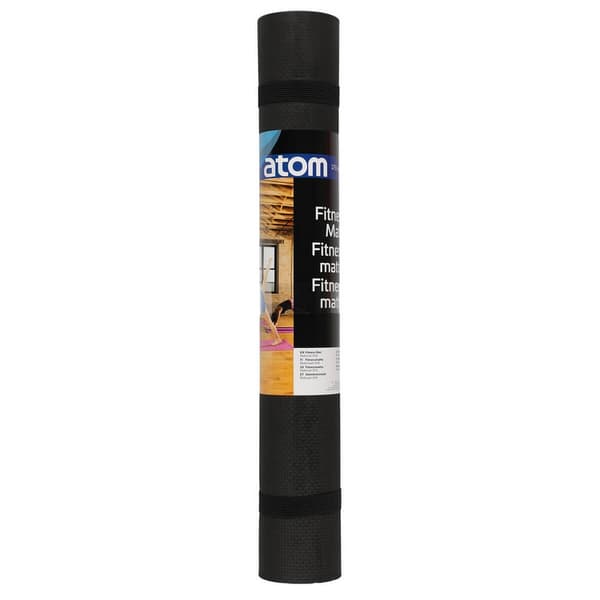 Atom Fitnessmatta 4mm Svart
